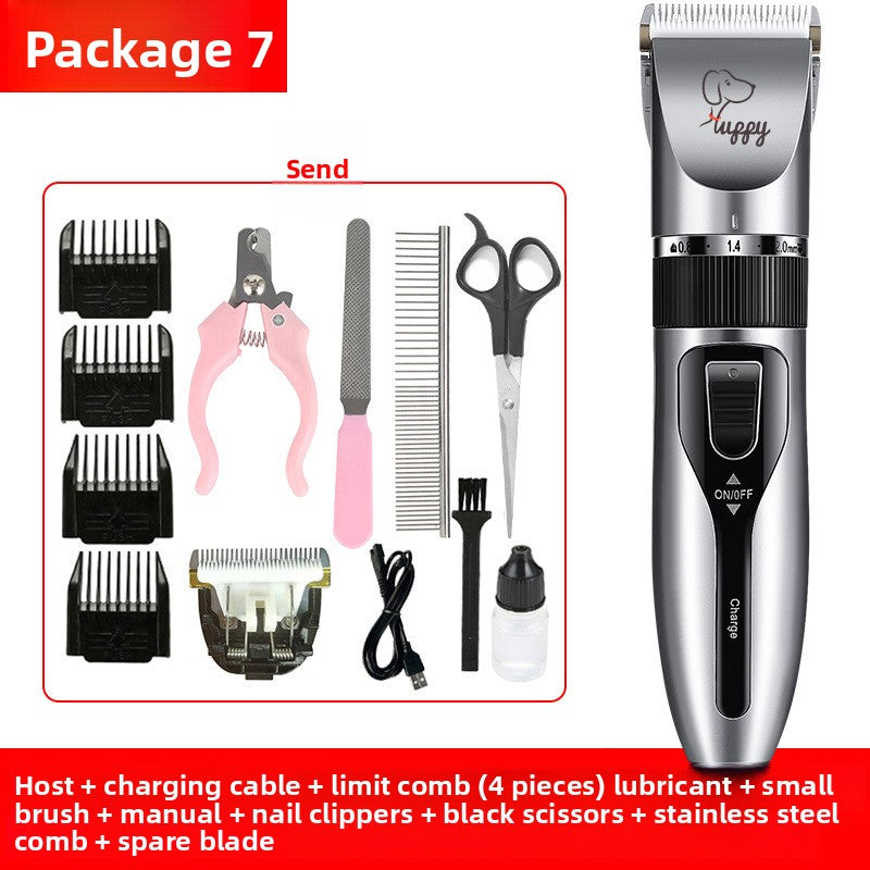 Professional Pet Hair Clipper Kit with Ceramic Blade
