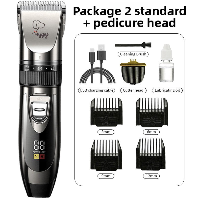 Professional Pet Hair Clipper Kit with Ceramic Blade