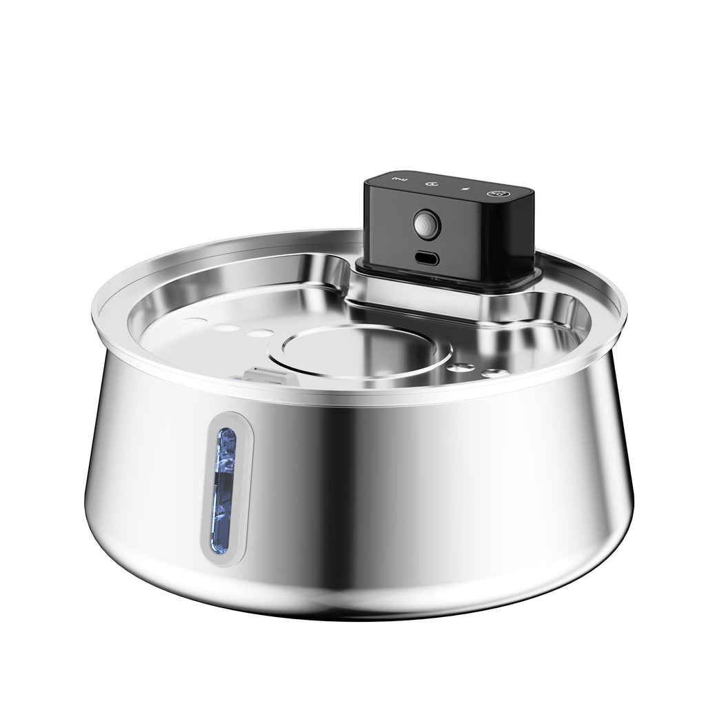 Wireless Smart Pet Water Dispenser — 4L Infrared Induction Fountain with Stainless Steel Faucet