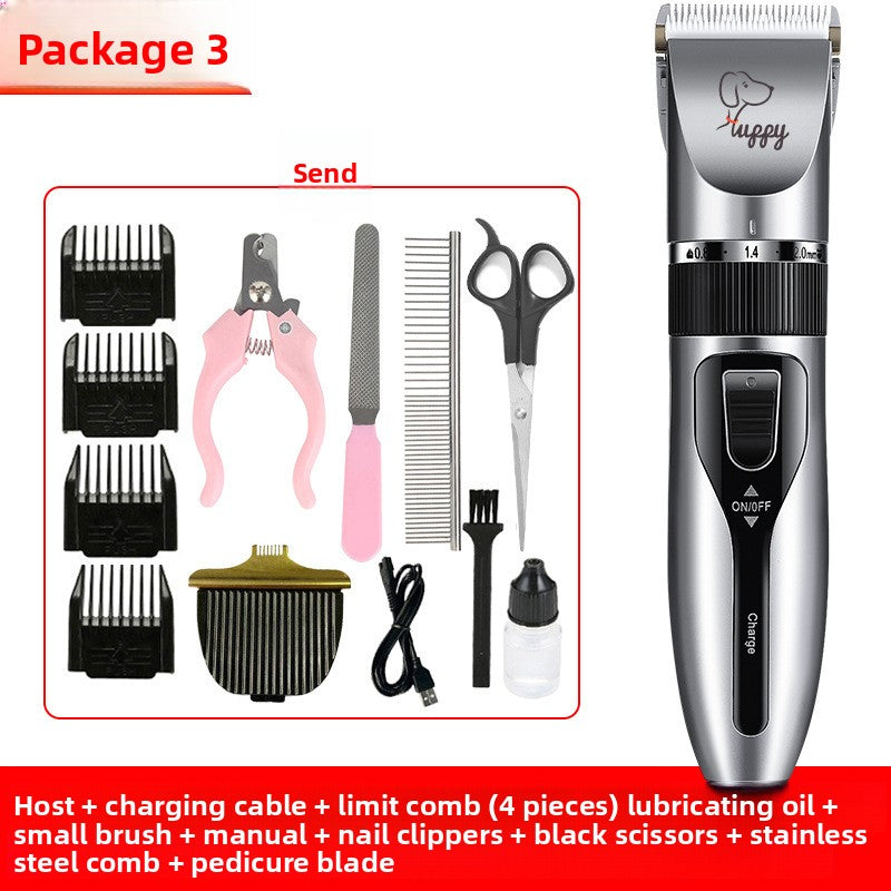 Professional Pet Hair Clipper Kit with Ceramic Blade