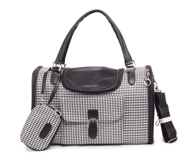 PVC Pet Carrier Bag – Portable Shoulder Handbag for Small Cats & Dogs